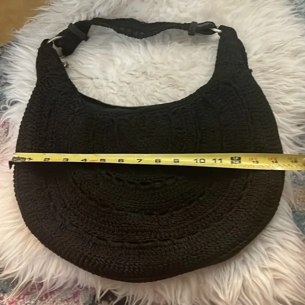 The Sak Crochet Handbag Black